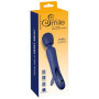 Vibratore 2 in 1 testa e lingua vibrante stimolatore vaginale anale in silicone morbido ricaricabile