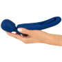 Vibratore 2 in 1 testa e lingua vibrante stimolatore vaginale anale in silicone morbido ricaricabile
