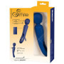 Vibratore 2 in 1 testa e lingua vibrante stimolatore vaginale anale in silicone morbido ricaricabile