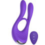 Anello fallico vibrante con telecomando stimolatore per pene con orecchie per stimolare il clitoride sextoys per coppie