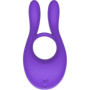 Anello fallico vibrante con telecomando stimolatore per pene con orecchie per stimolare il clitoride sextoys per coppie