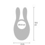 Anello fallico vibrante con telecomando stimolatore per pene con orecchie per stimolare il clitoride sextoys per coppie