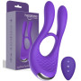 Anello fallico vibrante con telecomando stimolatore per pene con orecchie per stimolare il clitoride sextoys per coppie