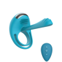 C-ring vibrante in silicone stimolatore per coppie ricaricabile con telecomando