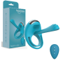 C-ring vibrante in silicone stimolatore per coppie ricaricabile con telecomando