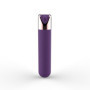 Mini vibratore bullet stimolatore clitoride vaginale in silicone ricaricabile sextoys per lei