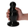 Plug anale morbido con ventosa dilatatore anale con sfere fallo anal butt