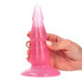 Plug anale jelly fallo morbido anal toys butt plug anale con ventosa