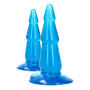Plug anale jelly morbido con ventosa dilatatore anale dildo anal toys