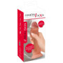 Dildo realistico dual density in silicone stimolatore vaginale anale morbido con ventosa