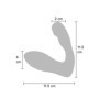 Vibratore per prostata indossabile con aspirazione in silicone con telecomando sextoys per lui