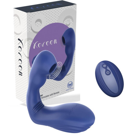 Vibratore per prostata indossabile con aspirazione in silicone con telecomando sextoys per lui