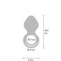 Anello vibrante per coppie stimolatore pene e punto-g indossabile con telecomando in silicone sextoys per coppie