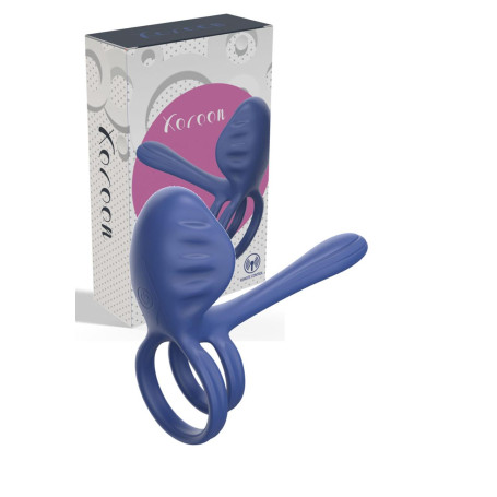 Anello vibrante per coppie stimolatore pene e punto-g indossabile con telecomando in silicone sextoys per coppie