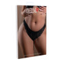 Brasiliana sexy in pizzo nero wetlook elastico intimo erotico per lei