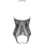 Body in pizzo nero intimo sexy con cavallo aperto lingerie erotico sensuale