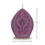 Candela divertente a forma di vagina Vaniglia Eden's Candle