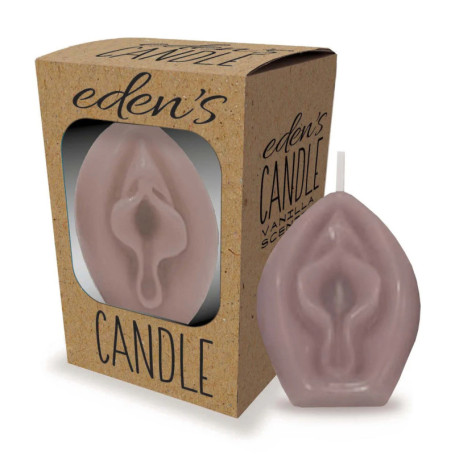 Candela gusto Vaniglia vagina profumata Eden's Candle profumo sensuale hot