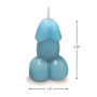 Candela erotica a forma di pene profumo di vaniglia Eden's Candle regalo sexy divertente