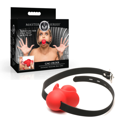 Ball gag large size accessorio in silicone bondage regolabile sextoys fetish
