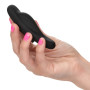 Stimolatore vibrante vaginale nero ricaricabile vibratore in silicone per slip