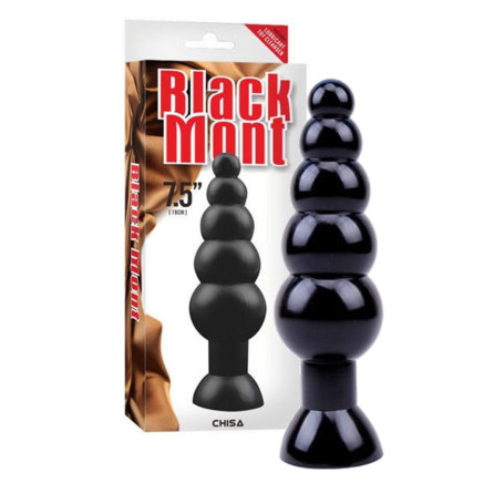 Plug anale morbido a sfere big con ventosa dilatatore anale butt play