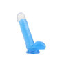 Dildo stimolatore vaginale realistico morbido con venature pene jelly con ventosa
