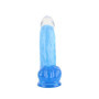Dildo stimolatore vaginale realistico morbido con venature pene jelly con ventosa