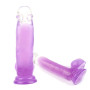 Dildo realistico morbido con ventosa pene finto jelly stimolatore vaginale