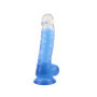 Dildo morbido con ventosa realistico jelly stimolatore anale vaginale per lei