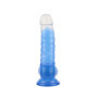 Dildo morbido con ventosa realistico jelly stimolatore anale vaginale per lei