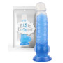 Dildo morbido con ventosa realistico jelly stimolatore anale vaginale per lei