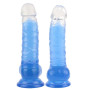 Dildo morbido con ventosa realistico jelly stimolatore anale vaginale per lei