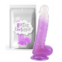 Fallo realistico pene finto con testicoli dildo jelly sextoys anale vaginale