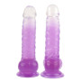 Fallo realistico pene finto con testicoli dildo jelly sextoys anale vaginale