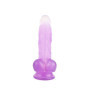 Dildo piccolo realistico con testicoli in pvc sextoys per lei stimolatore morbido vaginale