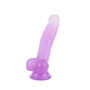 Dildo piccolo realistico con testicoli in pvc sextoys per lei stimolatore morbido vaginale