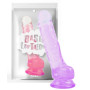 Dildo piccolo realistico con testicoli in pvc sextoys per lei stimolatore morbido vaginale