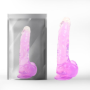 Fallo grande realistico con ventosa fallo vaginale anale sextoys per lei