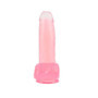 Pene finto jelly con venature realistiche stimolatore vaginale anale con ventosa