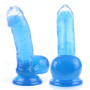 Fallo realistico curved jelly pene finto big con texture morbida sextoys sexy