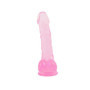 Dildo realistico con testicoli morbido real passion stimolatore vaginale anale big
