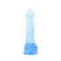 Fallo jelly flessibile 19,8 cm con ventosa sextoys per chiochi erotici sexy