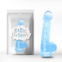 Fallo jelly flessibile 19,8 cm con ventosa sextoys per chiochi erotici sexy