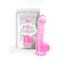 Dildo realistico con testicoli morbido real passion stimolatore vaginale anale big
