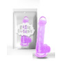 Dildo realistico con venature e ventosa morbido pene finto per giochi sexy