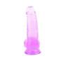 Fallo impermeabile jelly con ventosa dildo flessibile giocho erotico per donna