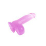 Fallo impermeabile jelly con ventosa dildo flessibile giocho erotico per donna