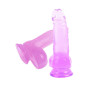 Fallo impermeabile jelly con ventosa dildo flessibile giocho erotico per donna