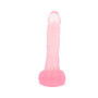 Fallo big con testicoli dildo realistico con venature jelly stimolatore vaginale anale